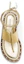 Shop (Women) MICHAEL KORS Leather Sandal 'Metallic Gold Snake Print' 40S3JGFS3M0705