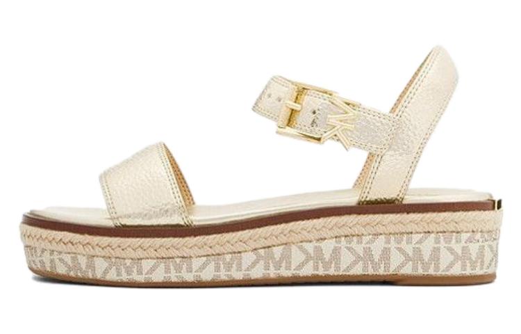 (W) MICHAEL KORS Leather Sandal 'Pale Gold'