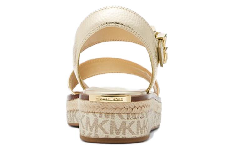 (W) MICHAEL KORS Leather Sandal 'Pale Gold' 圖 4