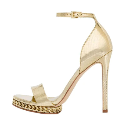 (W) MICHAEL KORS Leather Sandals 'Gold Elegance'