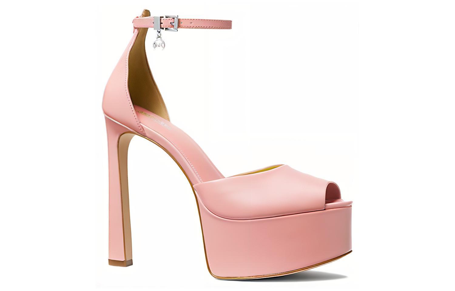 (W) MICHAEL KORS Leather Sandals 'Pink CMFT Fashion' 圖 2