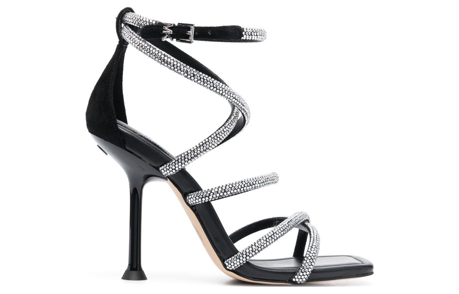 (W) MICHAEL KORS Leather Sandals 'Simple CMFT Black' 圖 2