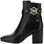 Buy (Women) MICHAEL KORS Leather Short Boot 'Fashion Chunky Heel Black' 40F2ROME7L001