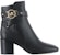 (W) MICHAEL KORS But Kulit 'Fashion Chunky Heel Hitam' 40F2ROME7L001