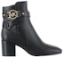 Order (W) MICHAEL KORS But Kulit 'Fashion Chunky Heel Hitam' 40F2ROME7L001