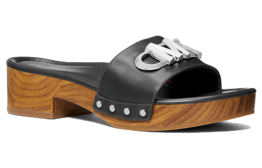 (W) MICHAEL KORS Leather Slide 'Black CMFT' 圖 3