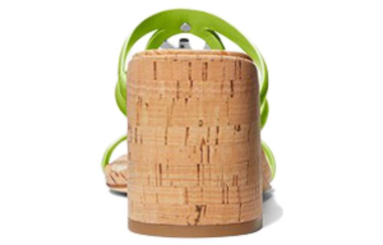 (W) MICHAEL KORS Leather Slide 'Green Brown' 圖 4