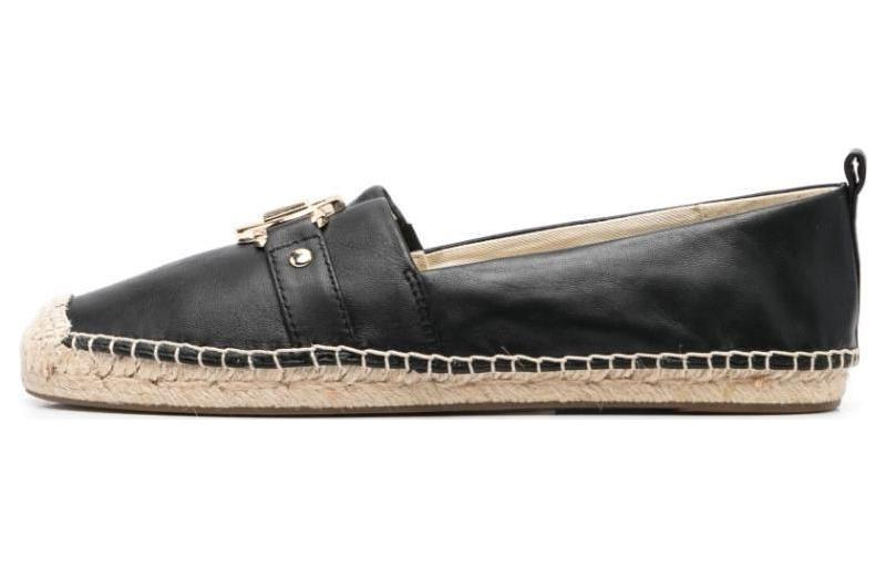 (Women) MICHAEL KORS Leather Slip-On 'Fisherman Black' 40S3ROFP2L001