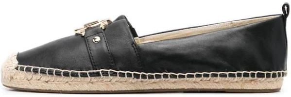 (Women) MICHAEL KORS Leather Slip-On 'Fisherman Black' 40S3ROFP2L001 (Women) MICHAEL KORS Leather Slip-On 'Fisherman Black' 40S3ROFP2L001