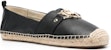 (W) MICHAEL KORS Kulit Slip-On 'Fisherman Hitam' 40S3ROFP2L001