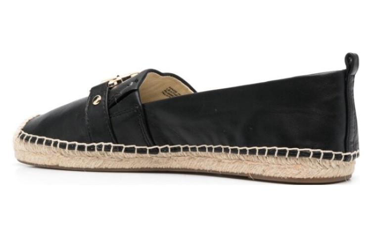Shop (W) MICHAEL KORS Zapatos Sin Cordones de Cuero 'Fisherman Negro' 40S3ROFP2L001