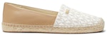 (W) MICHAEL KORS Kasut Rata Kulit 'Camel White' 40S2KNFP2B222