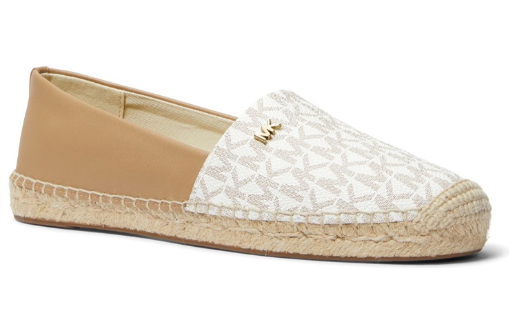 Lookbook (W) マイケルコース レザー スリッポン フラット (キャメルホワイト) 40S2KNFP2B222