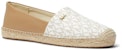 (W) MICHAEL KORS Kasut Rata Kulit 'Camel White' 40S2KNFP2B222