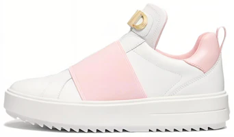 (Women) MICHAEL KORS Leather Slip-On Low Top Sneakers 'Pink' 43F3EMFP1L7216 (Women) MICHAEL KORS Leather Slip-On Low Top Sneakers 'Pink' 43F3EMFP1L7216