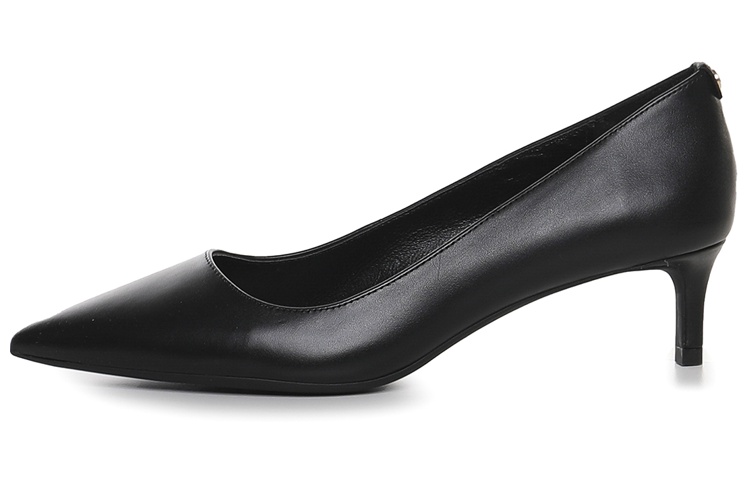 (Women) MICHAEL KORS Leather Slip-On Stiletto 'Black Fashion' 40R3ALMP1L001