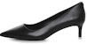 (W) MICHAEL KORS Kulit Slip-On Stiletto 'Fesyen Hitam' 40R3ALMP1L001