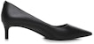 (W) MICHAEL KORS Kulit Slip-On Stiletto 'Fesyen Hitam' 40R3ALMP1L001