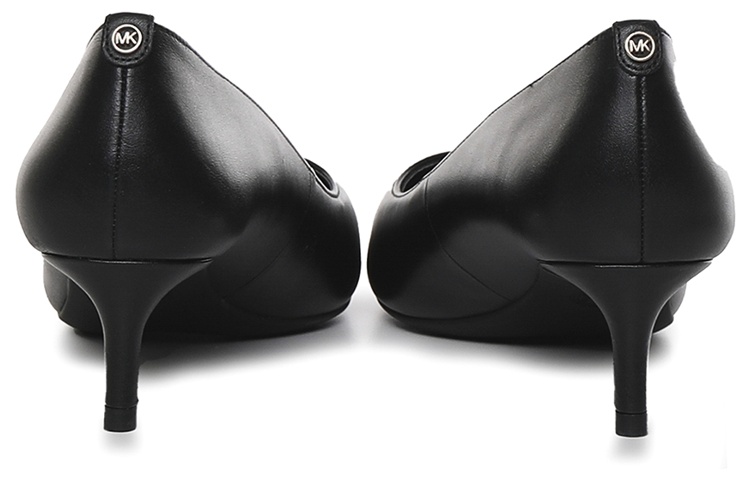Shop MICHAEL KORS 麥克高仕 牛皮 套腳 時尚 細跟 高跟鞋 女款 黑色