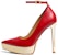 (Women) MICHAEL KORS Leather Stiletto 'Simple Elegance - Red' 40H3XEHP2L0618