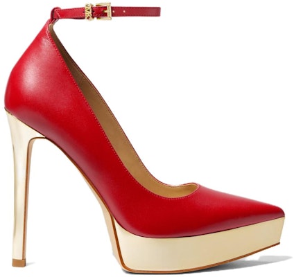 (Women) MICHAEL KORS Leather Stiletto 'Simple Elegance - Red' 40H3XEHP2L0618 Order (Women) MICHAEL KORS Leather Stiletto 'Simple Elegance - Red' 40H3XEHP2L0618