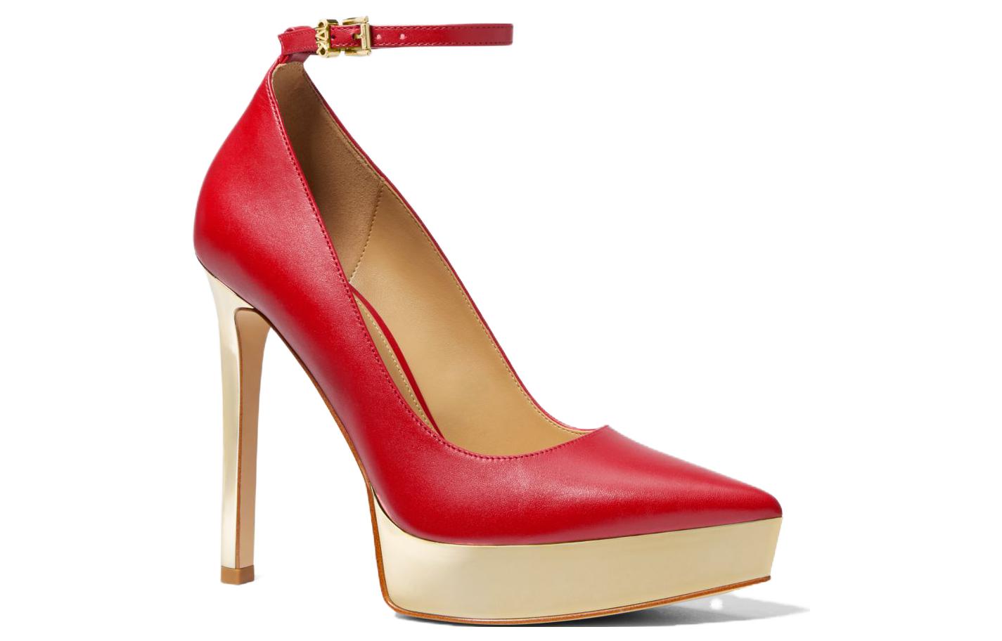 Lookbook (Women) MICHAEL KORS Leather Stiletto 'Simple Elegance - Red' 40H3XEHP2L0618