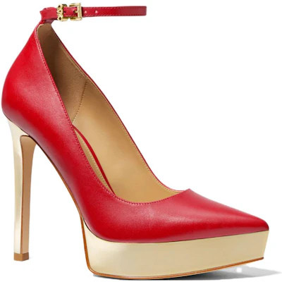 (Women) MICHAEL KORS Leather Stiletto 'Simple Elegance - Red' 40H3XEHP2L0618 Lookbook (Women) MICHAEL KORS Leather Stiletto 'Simple Elegance - Red' 40H3XEHP2L0618