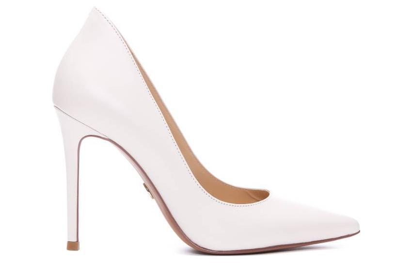Order (W) MICHAEL KORS Kulit Stiletto 'Fesyen Sederhana Putih' 40F9KEHP1L289