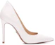 Order (W) MICHAEL KORS Kulit Stiletto 'Fesyen Sederhana Putih' 40F9KEHP1L289