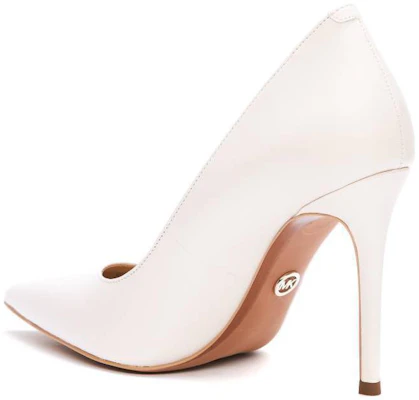 (W) MICHAEL KORS Kulit Stiletto 'Fesyen Sederhana Putih' 40F9KEHP1L289 Shop (W) MICHAEL KORS Kulit Stiletto 'Fesyen Sederhana Putih' 40F9KEHP1L289