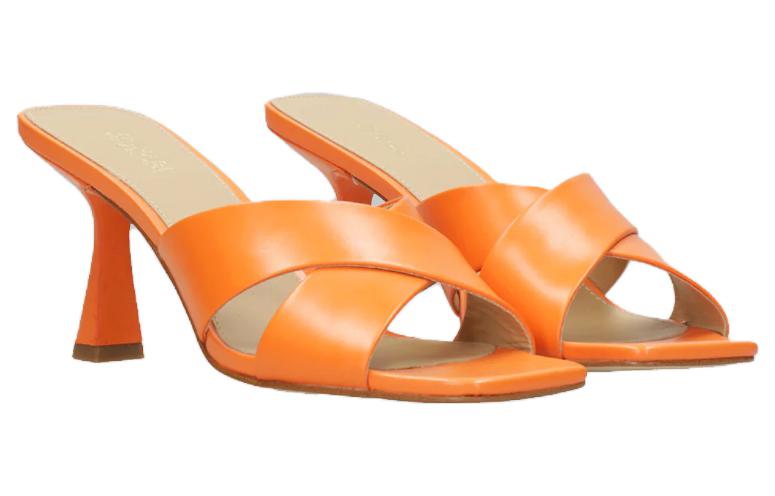 Order (W) MICHAEL KORS Sandalias de Tacón de Cuero 'Moda Naranja' 40S3CLMS1L31842APRICOT