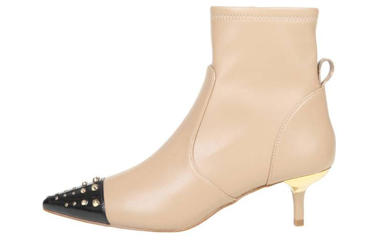 (W) MICHAEL KORS Leather Zip Fashion Ankle Boot 'Camel'