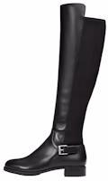 (Women) MICHAEL KORS Leather Zipper Block Heel Tall Boots 'Black' 40F9BNFB6L001 (Women) MICHAEL KORS Leather Zipper Block Heel Tall Boots 'Black' 40F9BNFB6L001
