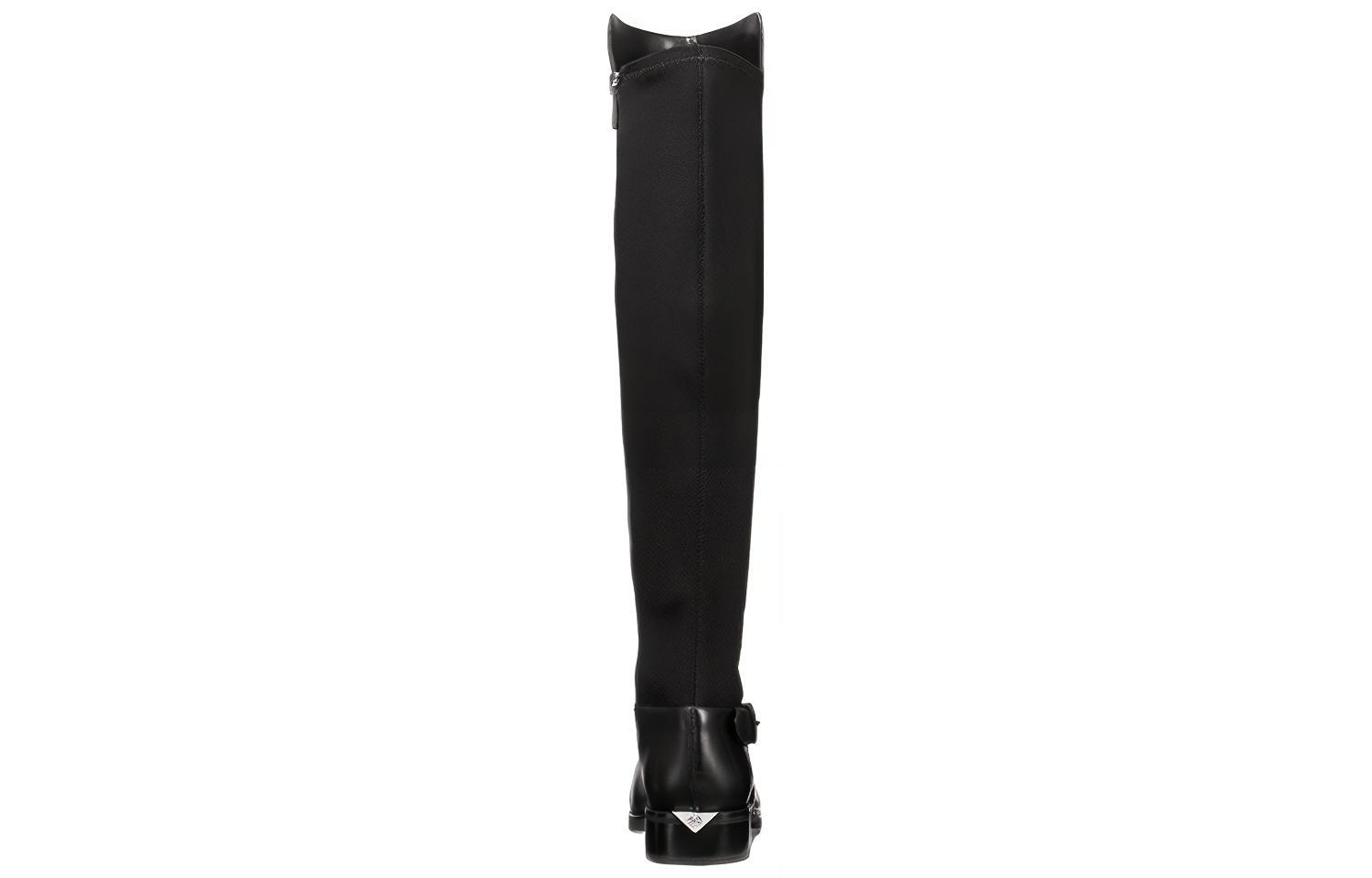 Shop (W) MICHAEL KORS Lederblockabsatz-Stiefel mit Reißverschluss ''Schwarz''. 40F9BNFB6L001