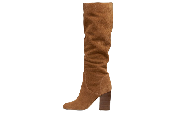 (W) MICHAEL KORS Leigh High Boot 'Light Brown Suede'