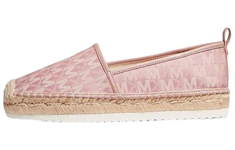 (W) MICHAEL KORS Lenny 'Pink Logo Jacquard Fashion Espadrille'