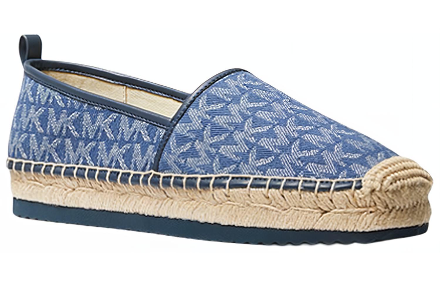 (W) MICHAEL KORS Lenny Espadrille 'Logo Jacquard Blue' 圖 2