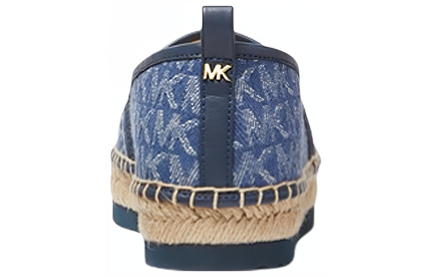 (W) MICHAEL KORS Lenny Espadrille 'Logo Jacquard Blue' 圖 3