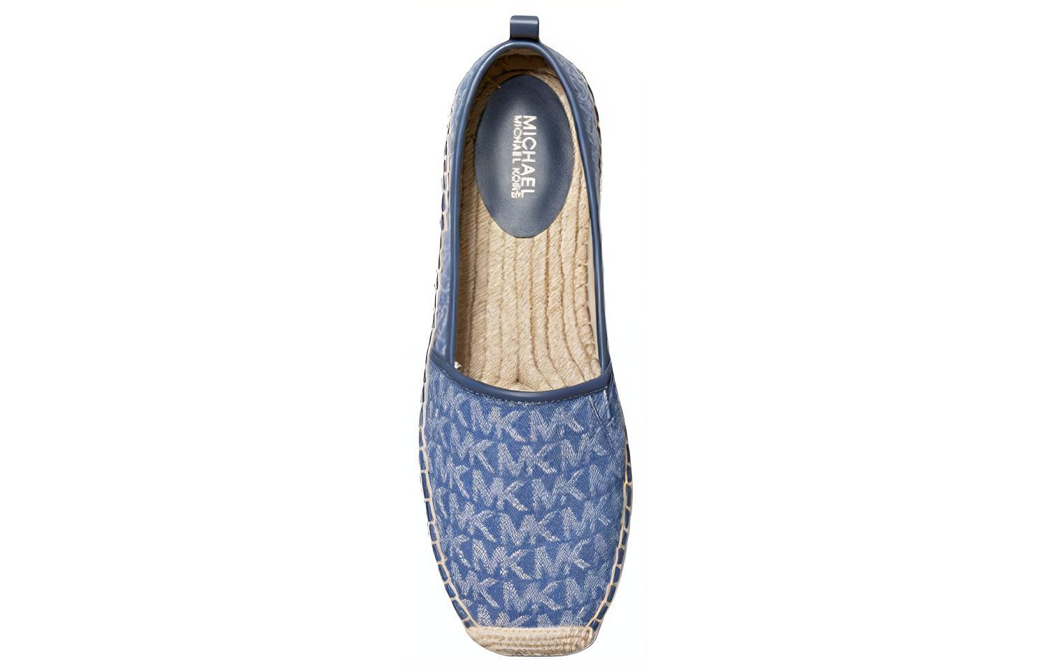 (W) MICHAEL KORS Lenny Espadrille 'Logo Jacquard Blue' 圖 4