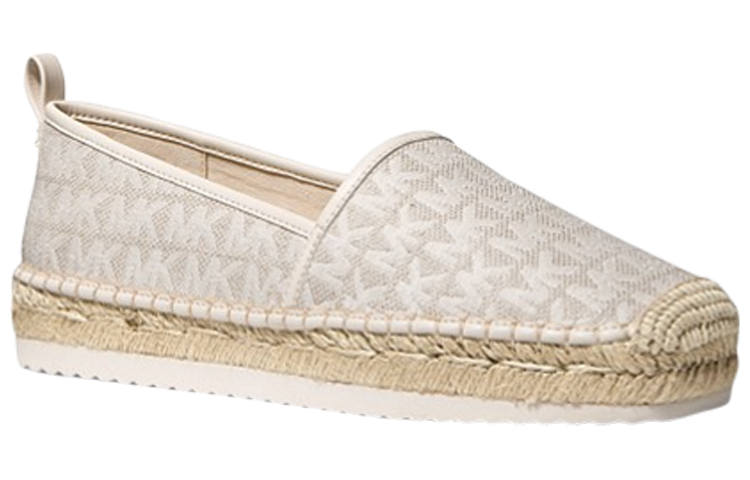 (W) MICHAEL KORS Lenny Logo Jacquard Flat 'Beige' 圖 2
