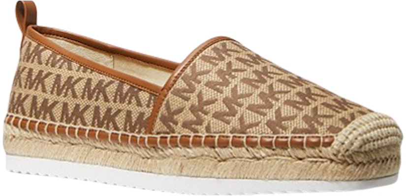 MICHAEL KORS Lenny 徽章繡花平底鞋 女款 黑木色 Lookbook MICHAEL KORS Lenny 徽章繡花平底鞋 女款 黑木色