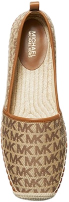 MICHAEL KORS Lenny 徽章繡花平底鞋 女款 黑木色 Purchase MICHAEL KORS Lenny 徽章繡花平底鞋 女款 黑木色