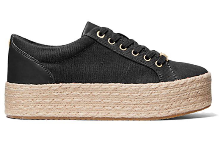 (W) MICHAEL KORS Libby Canvas Platform Sneaker 'Black' 圖 2