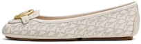 Buy (W) MICHAEL KORS Lillie 'Logo Beige Flats' Kasual Bej Wanita 40R9LIFP3B150