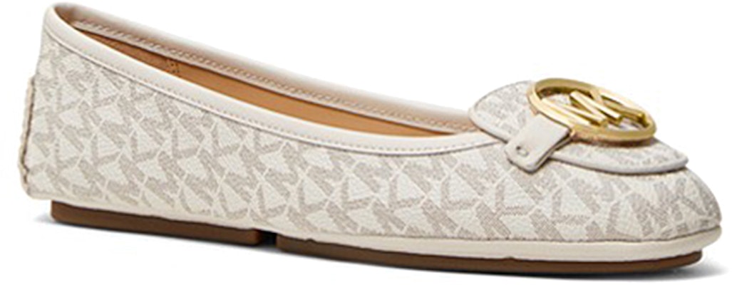 (W) MICHAEL KORS Lillie 'Sepatu Datar Logo Beige' 40R9LIFP3B150 Order (W) MICHAEL KORS Lillie 'Sepatu Datar Logo Beige' 40R9LIFP3B150