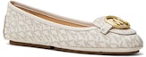 Lookbook (W) MICHAEL KORS Lillie 'Logo Beige Flats' Kasual Bej Wanita 40R9LIFP3B150