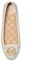 Shop (W) MICHAEL KORS Lillie 'Logo Beige Flats' Kasual Bej Wanita 40R9LIFP3B150