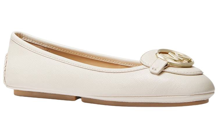 Lookbook (Women) MICHAEL KORS Lillie 'White Leather Ballet Flats' 40R9LIFP1L289