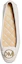 Purchase (Women) MICHAEL KORS Lillie 'White Leather Ballet Flats' 40R9LIFP1L289
