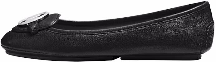 (Women) MICHAEL KORS Lillie Moccasin 'Black Leather' 40R9LIFP2L001 (Women) MICHAEL KORS Lillie Moccasin 'Black Leather' 40R9LIFP2L001